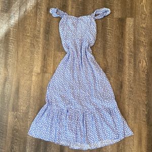 Blue cottage core dress